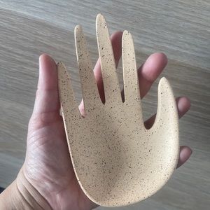 Decorative “Helping Hand” dish plate jewelry holder